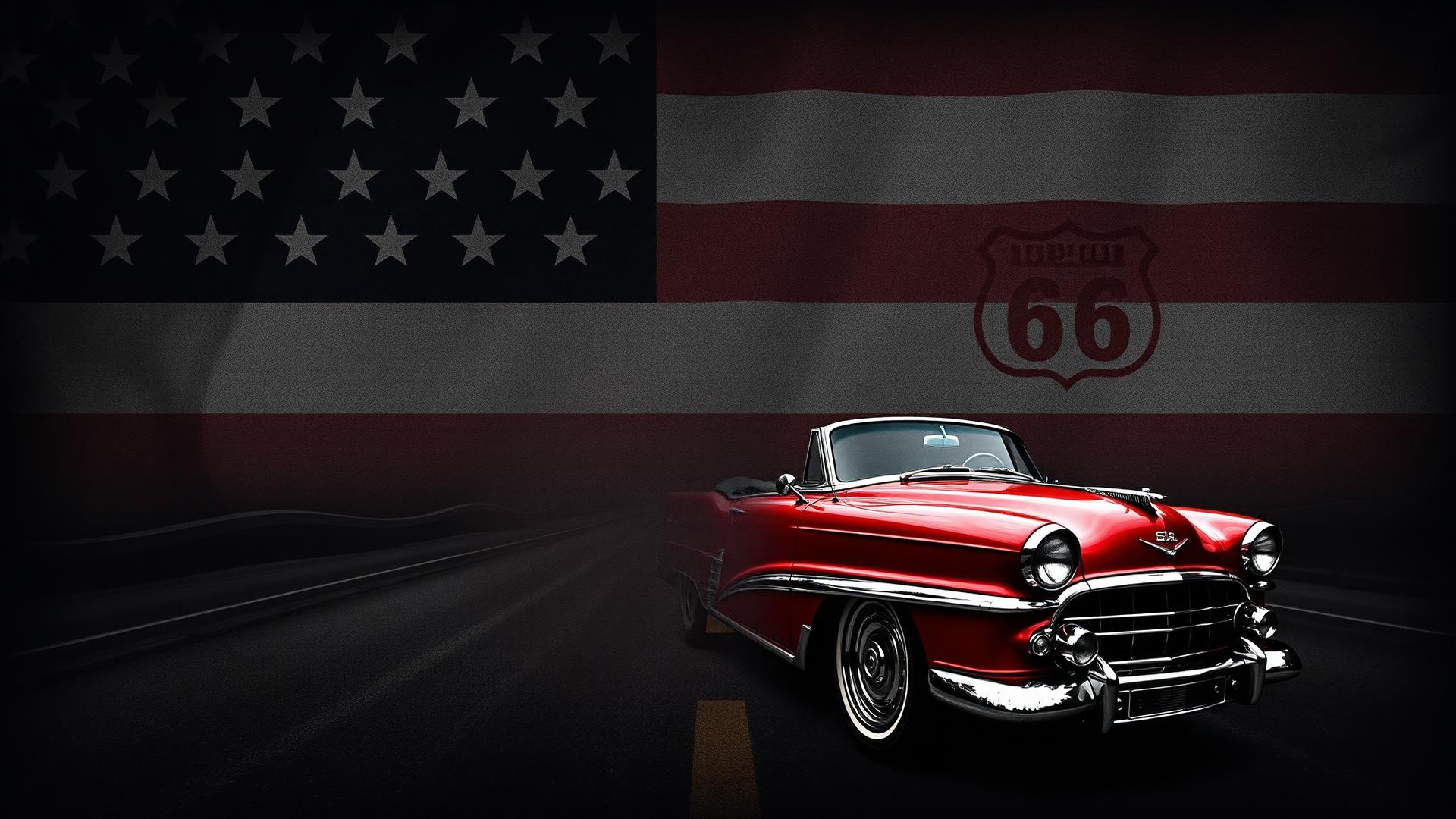 Vintage americké pozadí